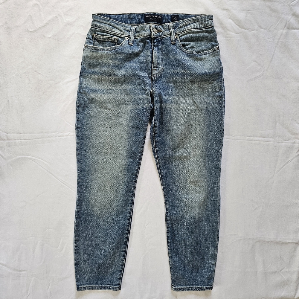 Lucky Brand Lolita Midrise Cropped Lightwash Comfortable Slim Jeans Size 10/30